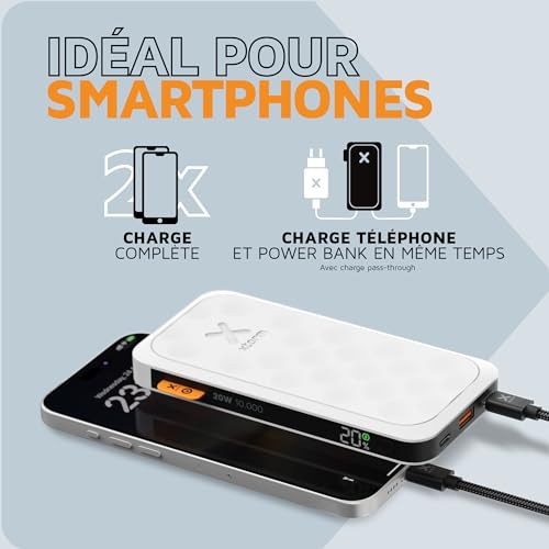 XTORM Batterie externe Fuel 20W 10000 mAh, blanc