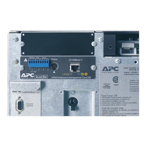 APC Symmetra LX 16kVA Scalable to 16kVA N+1 Power AC 220/230/240/380/400/415V 16000VA Ethernet 10/100 oc 1 19U BK silver