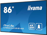 IIYAMA- Afficheur professionnel 86   LH8664UHS-B1AG