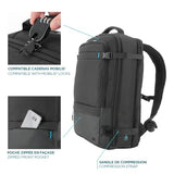 Trendy 24h Backpack 14-16   Black - 25L - Main Fabric 100% R
