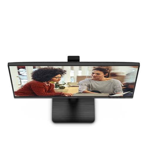 AOC 27E3QAF Écran LED - 27" - 1920 x 1080 Full HD @ 75 Hz - IPS - 1000:1 - 4 ms - HDMI, VG DP - HAS Pivot- Haut parleurs