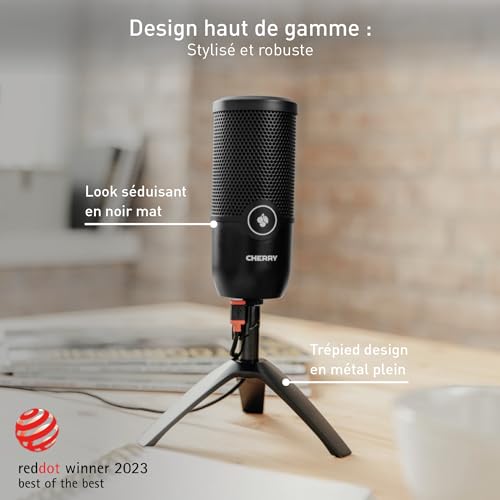 CHERRY Microphone UM 3.0 USB cardioïde