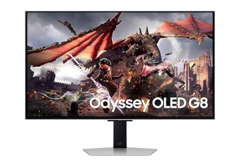 "Samsung G80SD écran plat de PC 81,3 cm (32"") 3840 x 2160 pixels 4K Ultra HD OLED Argent"