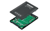 QNAP 2.5p SATA to dual M.2 2280 SATA drive adapter hardware RAID 0/1 JBOD Individual disk modes