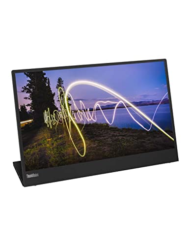 LENOVO ThinkVision M15 LED Écran 15.6p portable 1920x1080 Full HD (1080p) 60Hz IPS 250cd/m2 1000:1 6ms 2xUSB-C