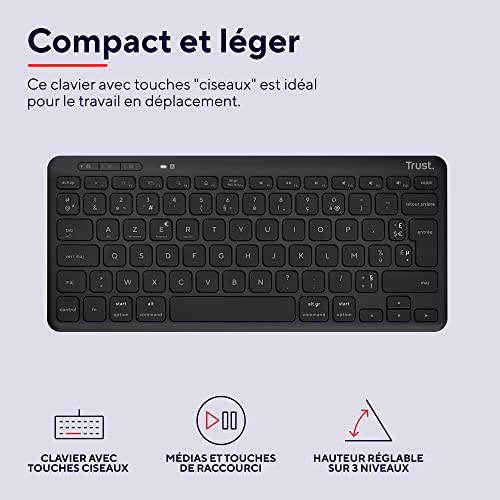 TRUST Clavier sans fil LYRA Bluetooth (FR)