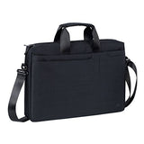 Sacoche business 5 poches 15,6", Polyester ECO  noir chambré