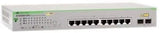ALLIED AT-GS950/10PS WebSmart Switch 8P Gigabit PoE+ & 2 SFP