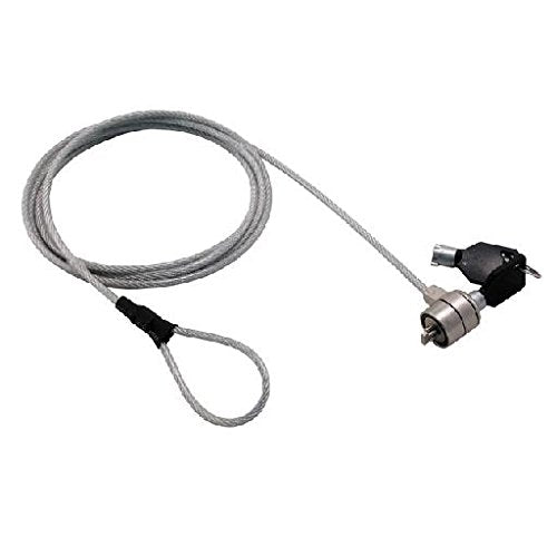 MCL Antivol type câble à encoche système à clef pour PC portable - 1,80m