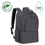 Sac à dos pro 15,6" passant valise Polyester ECO enduit noir