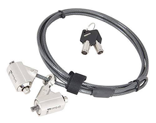URBAN FACTORY Cable Security Anti Vol - 2 Verrous