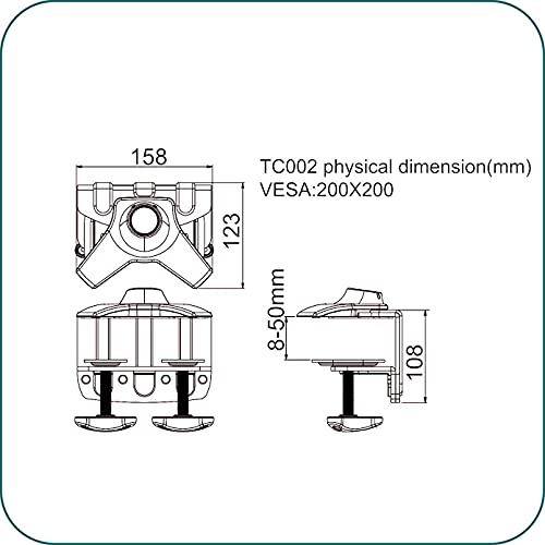 AAVARA Pince TC002 pour support Aavara