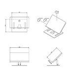 DATAFLEX Porte Copie Hauteur Réglable Guide