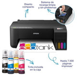 EPSON EcoTank ET-1810 Printer colour ink-jet refillable A4 5760x1440dpi 10ppm mono/5ppm colour 100 sheets USB Wi-Fi black