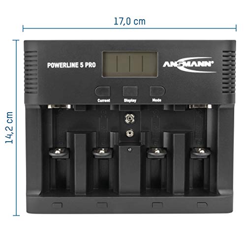 ANSMANN Chargeur de piles Powerline 5 Pro secteur et voiture