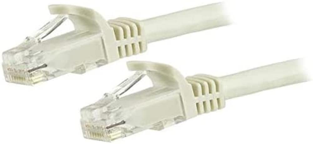 15 m White Snagless Cat6 UTP Patch Cable