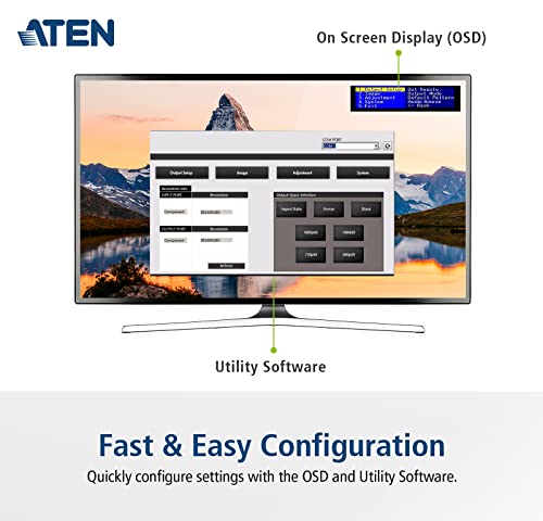 ATEN VC812 CONVERTISSEUR SCALER HDMI VERS VGA+AUDIO