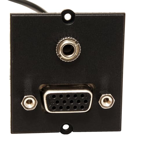 BACHMANN Plastron VGA + jack audio 3,5 mm