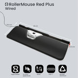 CONTOUR DESIGN Souris centrée RollerMouse Red Plus filaire