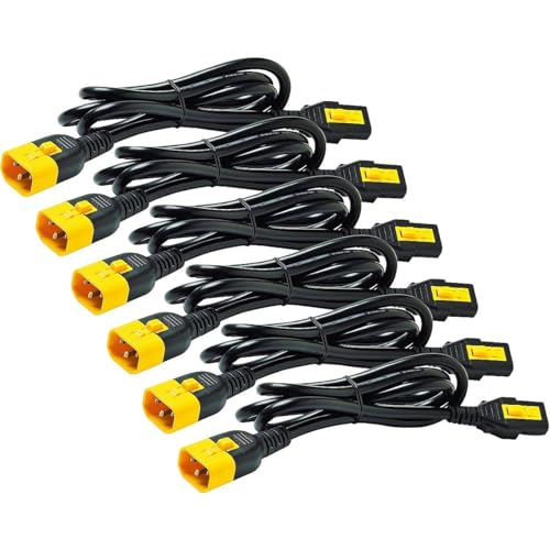APC Power Cord Kit 6 ea Locking C13 to C14 - 0.6M
