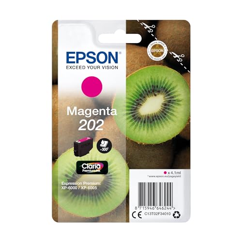 EPSON 1LB Singlepack Cyan 202XL Kiwi Clara Premium Ink