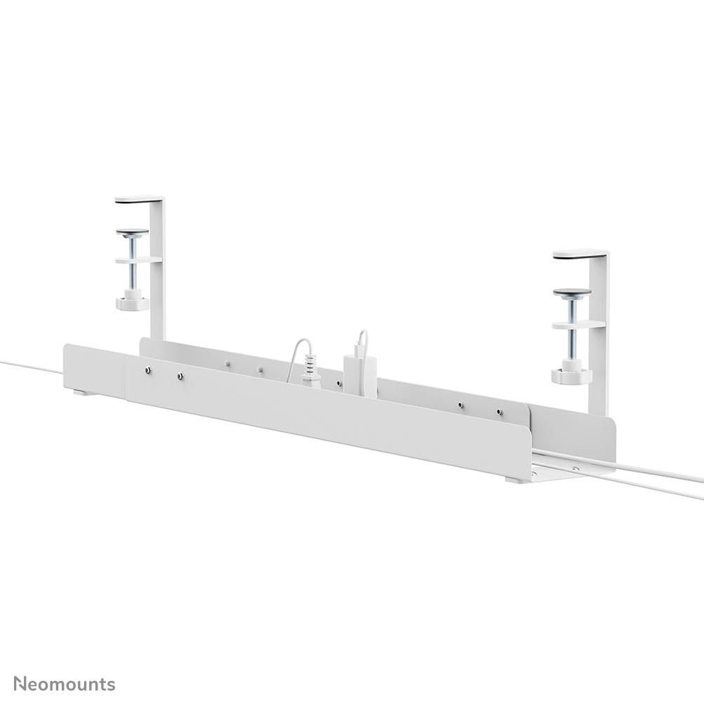NEOMOUNTS Cable Management Tray max 5kg. clamp-on design universal white