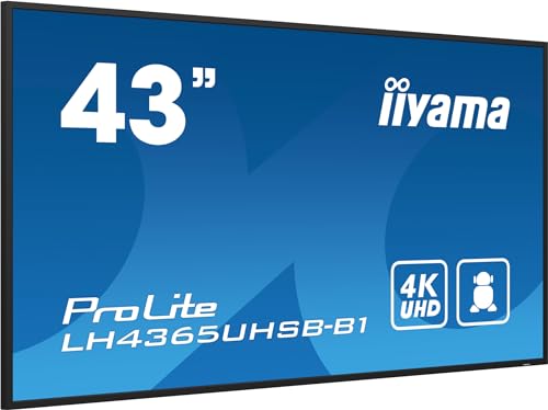 IIYAMA- Afficheur professionnel 43   LH4365UHSB-B1