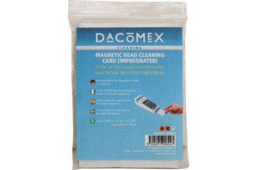 DACOMEX Pack de 5 cartes de nettoyage pour lecteur de cartes