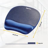 FELLOWES Tapis de souris - Repose-poignets Ergo Mouss - Saphir