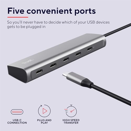 TRUST Hub USB-C HALYX 5 ports USB-C
