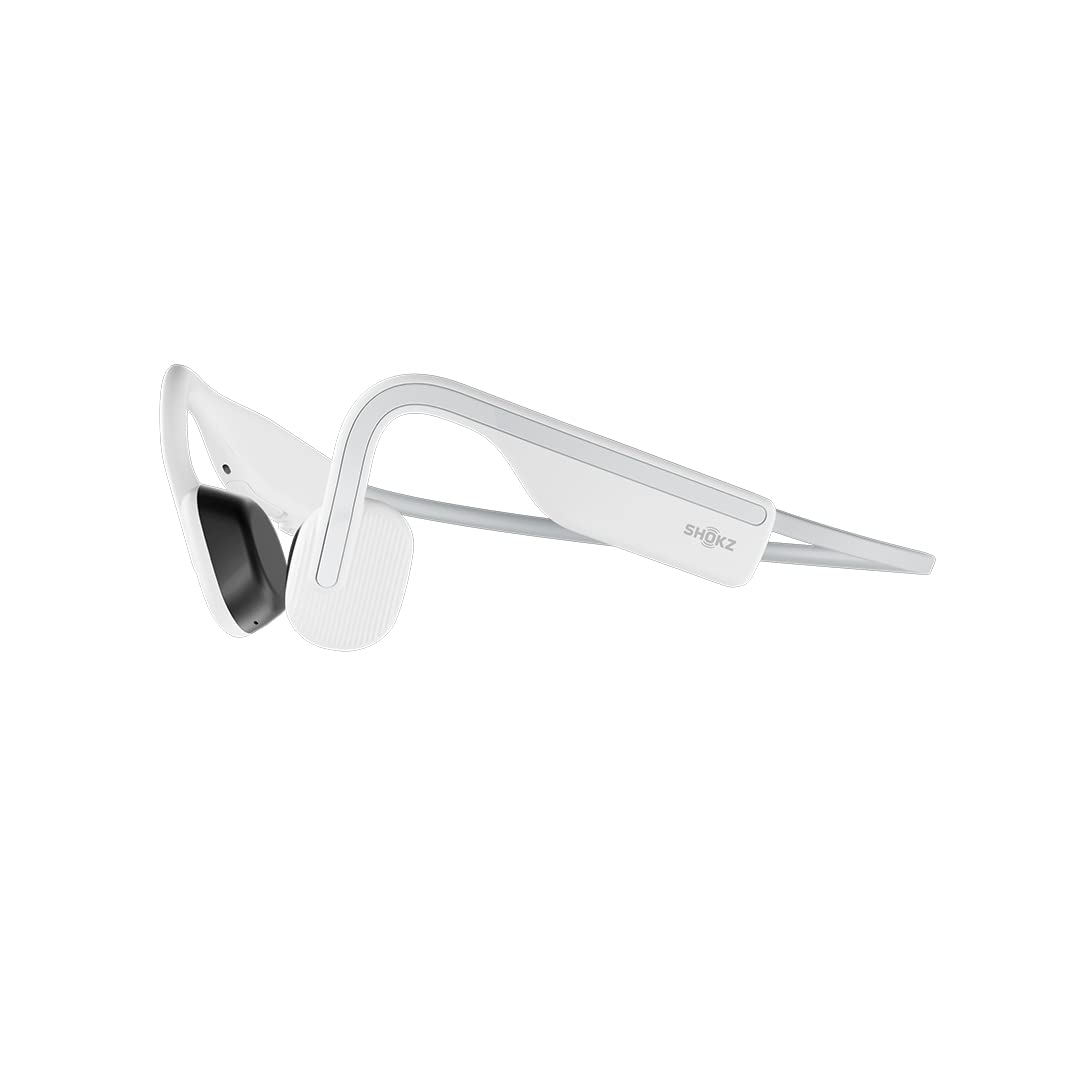 SHOKZ Casque sans-fil à conduction osseuse OpenMove - Bluetooth - Blanc