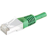 Cordon RJ45 catégorie 5e F/UTP vert CCA - 0,15 m