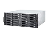 QNAP 24-Bay 4U Rackmount NAS Intel Xeon E-2236 6 cores/12 threads 3.4GHz processor 128Go ECC DDR4 24x2.5p/3.5p SATA