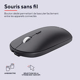 TRUST Pack clavier & souris sans fil LYRA Bluetooth - noir (FR)