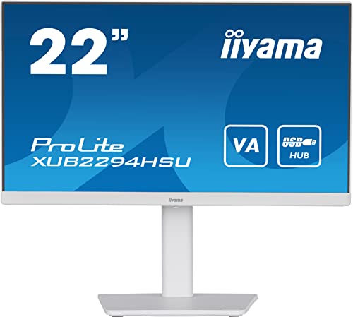 IIYAMA- Ecran bureautique 22" XUB2294HSU-W2 Blanc