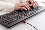 CHERRY Pack clavier & souris STREAM DESKTOP RECHARGE sans fil noir