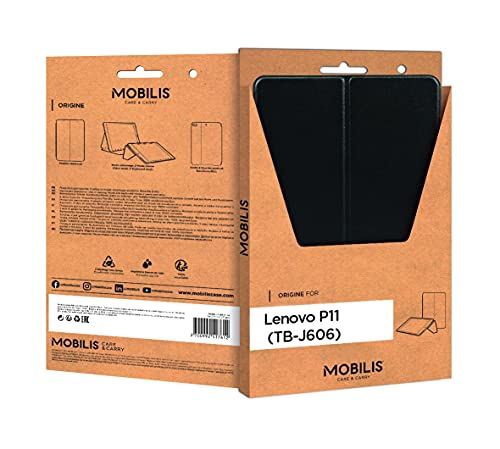 MOBILIS Protection à rabat Origine pour Lenovo P11 (TB-J606) - Noir