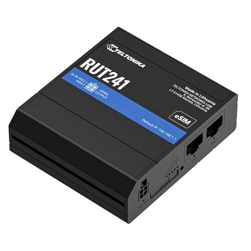 TELTONIKA NETWORKS RUT241 eSIM 4G/LTE/3G/2G EMEA router