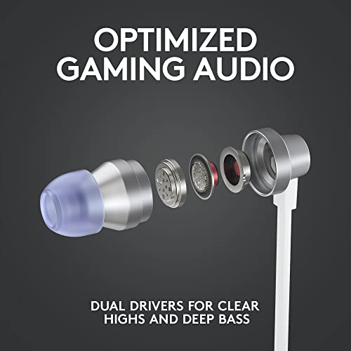 LOGITECH G G333 Earphones with mic in-ear wired 3.5 mm jack white for Oculus Quest 2 256 GB Quest 2 64 GB