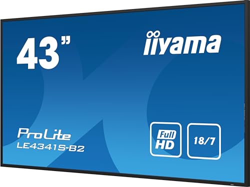 IIYAMA- Afficheur professionnel 43   LE4341S-B2