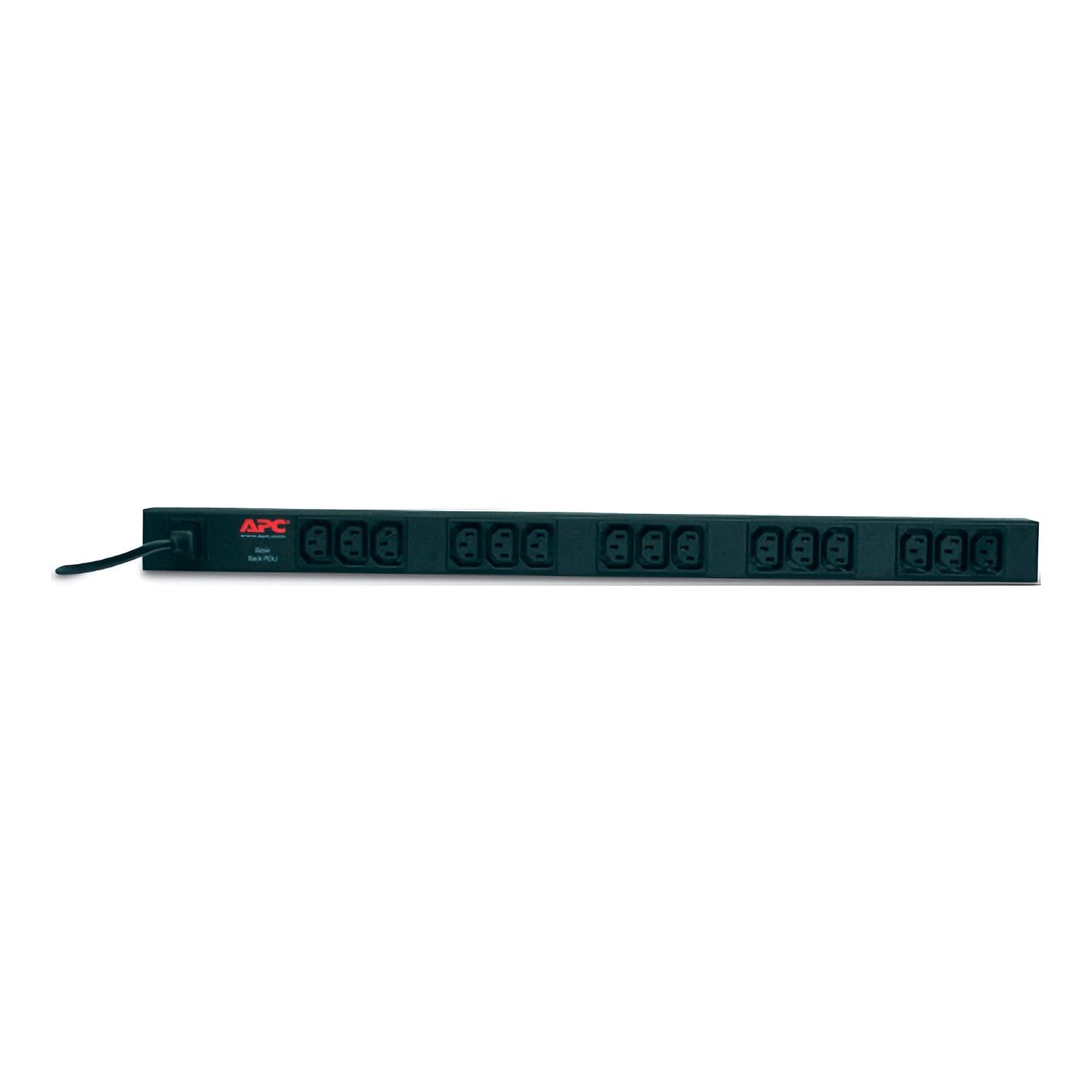 APC Basic Rack-Mount PDU Rack AC 208/230V 2.3 kW input IEC 60320 C14 output connectors 15 power IEC 60320 C13 1.98m cord BK