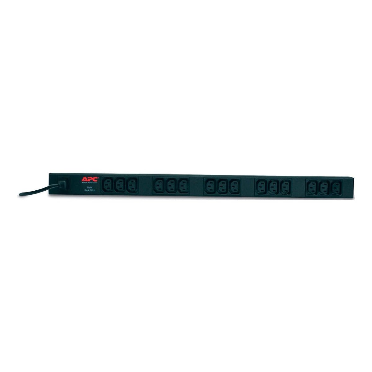 APC Basic Rack-Mount PDU Rack AC 208/230V 2.3 kW input IEC 60320 C14 output connectors 15 power IEC 60320 C13 1.98m cord BK