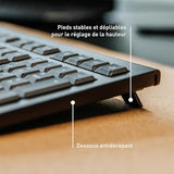 CHERRY Clavier KW 3000 sans fil EU