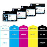 HP 728 original 130-ml Cyan Ink cartridge F9J67A