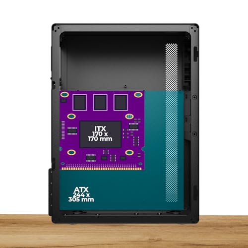 ADVANCE Boîtier Moyen tour Micro ATX OPTIMA avec alimentation 350W