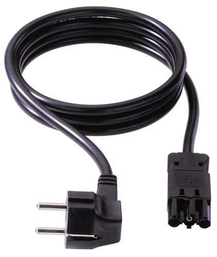 BACHMANN Cordon secteur noir GST18 - 5,0 m