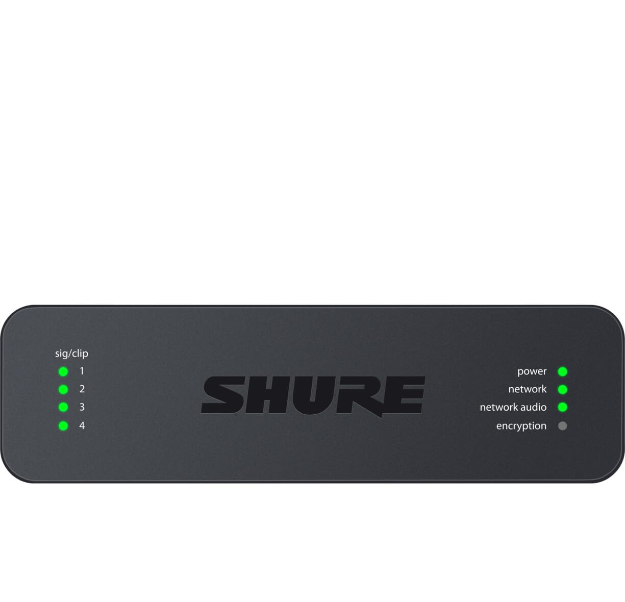 Shure Interf. audio 4 sig. mic/lineDante Euro