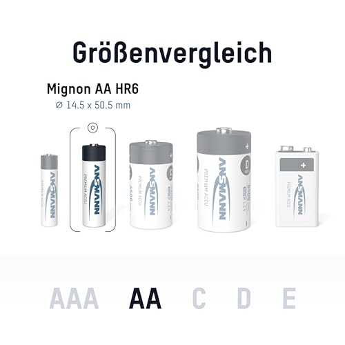 ANSMANN Batteries 5035052 HR6 / AA blister de 4