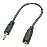 LINDY Audio Adapter Cable 3.5mm Male / 2.5mm Female 20cm Cable