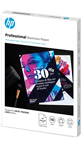 HP Prof Biz Gls 180g A4 150sh FSC Paper